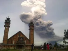 The eruption of Mount Sinabung, Feb. 1, 2014. 