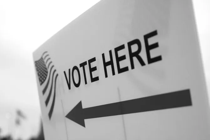 Voting Credit Erik HASH Hersman via Flickr CC BY 20 black and white added CNA 11 19 15
