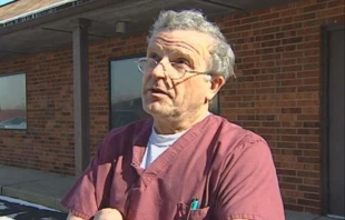 Dr. Urich Klopfer. Image from WNDU-TV South Bend