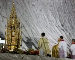 Benedict XVI leading Eucharistic Adoration in Madrid for 2011's World Youth Day. ?w=200&h=150