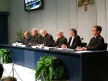 World Youth Day organizers and their Vatican counterparts participate in the April 2, 2012 media event at the Vatican's Press Office.