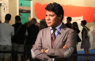 Wael Farouq, professor of Arabic language at the American University of Cairo, Egypt at the Rimini Meeting Aug 27, 2014.   Joaquín Peiró Pérez/CNA.