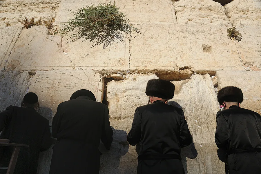 Jews praying at the Western Wall. ?w=200&h=150