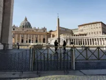 St. Peter's Basilica and square closed to public March 10, 2020. 