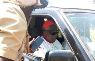 Cardinal Christian Tumi, pictured after his liberation on Nov. 6, 2020.   Kumbo Diocese in Cameroon.