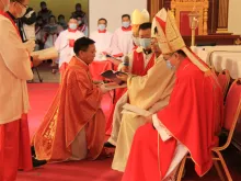 The episcopal ordination of Thomas Chen Tianhao in Qingdao Cathedral, China, on Nov. 23, 2020. 