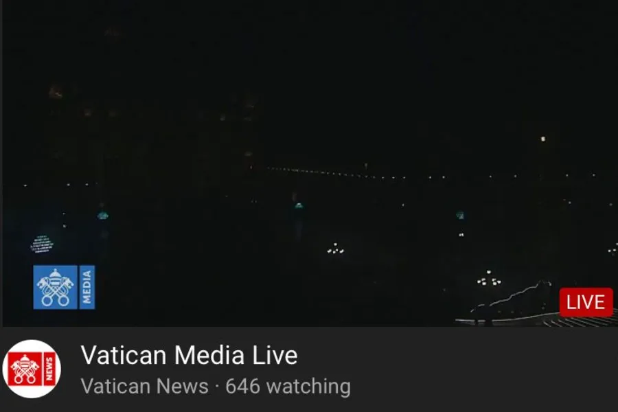 A YouTube screenshot of St. Peter’s Square at night.?w=200&h=150