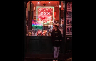Woman in the Soho red light district in London, April 6, 2014.   Chris Goldberg via Flickr (CC BY-NC 2.0).