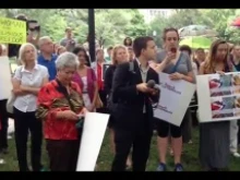 Women Speak for Themselves rally. 