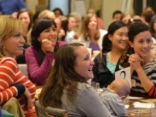 Women taking part in an event at Holy Name parish's mission week, Oct. 2013. Photo courtesy of Holy Name parish.