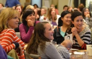 Women taking part in an event at Holy Name parish's mission week, Oct. 2013. Photo courtesy of Holy Name parish.