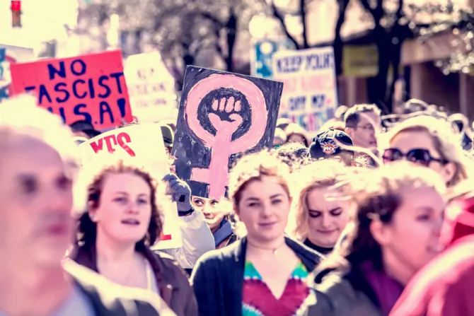 Womens March Credit CREATISTA via Shutterstock CNA