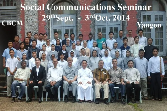 Workshop on Social Communication in Myanmar Credit Fr Leo Mang CBCM OSC CNA 10 6 14