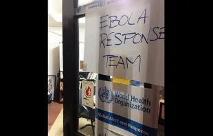 The World Health Organization responds to the 2014 Ebola haemorhagic fever outbreak across Guinea, Liberia, Sierra Leone and Nigeria.   Daniel J. DeNoon/CDC.