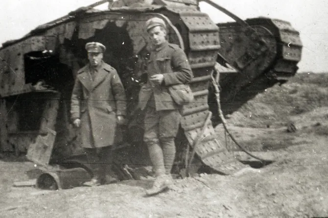 World War One tank Catholic News Agency Credit Manchester Archives via Flickr 12514 CNA