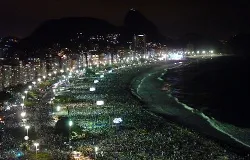 World Youth Day pilgrims fill Copacabana Beach for the July 27 prayer vigil. ?w=200&h=150