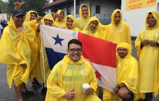 World Youth Day pilgrims from Panama July 30, 2016.   Kate Veik/CNA.