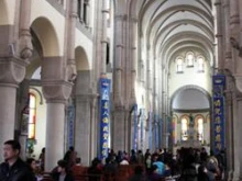 Worshipers in the Basilica of Our Lady of Sheshan in February 2011. 