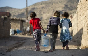 Yazidi children at a refugee camp.   answer5 via Shutterstock.