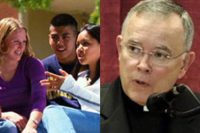 Young People Talking Archbishop Charles Chaput CNA US Catholic News 10 15 101