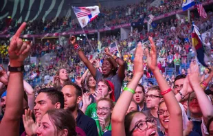 Youth at World Youth Day in Krakow, Poland, July 2016.   Jeff Bruno.