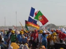 Youth attend a Vigil at Cuatro Vientos during WYD2011