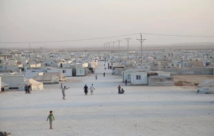 Zaatari refugee camp in Jordan. Courtesy of the US Holocaust Memorial Museum.