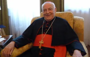 The late Cardinal Zenon Grocholewski, pictured in 2012.   Matthew Rarey/CNA.