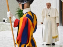 Pope Francis at the general audience on Aug. 10, 2022