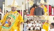 Archbishop Ignatius Ayau Kaigama of the Abuja Archdiocese at St. Luke’s Parish, Kubwa, during a confirmation Mass.