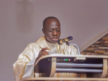 Fr. Bako Francis Awesuh, who was held captive for more than a month by Fulani herdsmen in Nigeria's Kaduna state earlier this year.