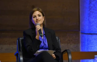 Marta Petrosillo, editor-in-chief of the Aid to the Church in Need (ACN) Religious Freedom Report. Credit: Gael Kerbaol/Secours Catholique