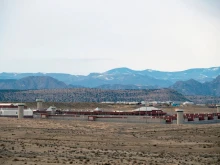 A view of the United States Penitentiary Administrative Maximum Facility, also known as the ADX or “Supermax” prison in Florence, Colorado. The facility has been dubbed the “Alcatraz of the Rockies” because of its remote location and harsh security measures.