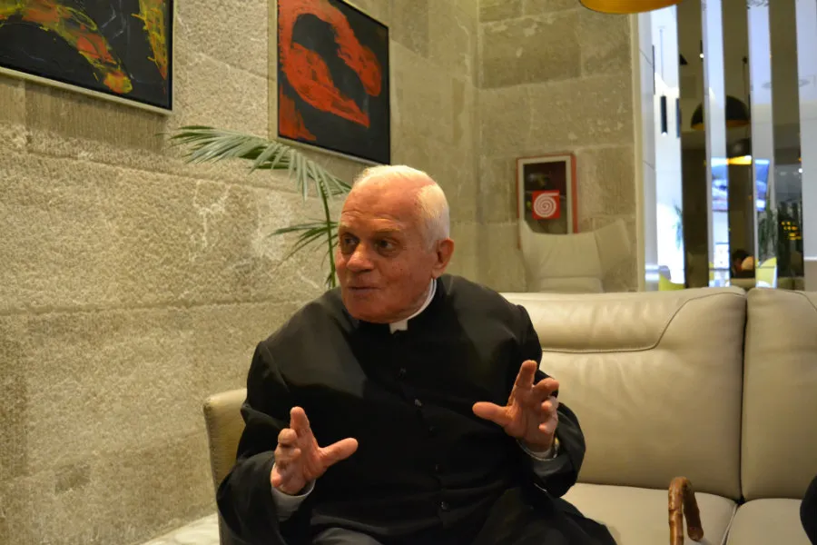 Father Gjergj Simoni speaks with CNA in Tirana, Albania on Sept, 21, 2014. ?w=200&h=150