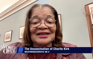 Alveda King has suffered three assassinations in her family: that of her father, Rev. Alfred Daniel Williams King; her grandmother, Alberta King; and her renowned uncle, Martin Luther King Jr. Credit: “The World Over with Raymond Arroyo”/Screenshot