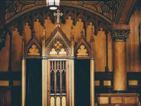 Confessional at the Basilica of Notre Dame in Montreal / 