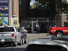 Over $1 million has been raised through a GoFundMe campaign for victims of the shooting at the Annunciation Catholic School in Minneapolis on Wednesday, Aug. 27, 2025.