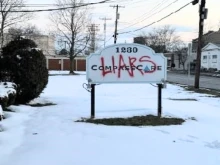 CompassCare Pregnancy Services, which had its facility outside of Buffalo burned down last summer,  was attacked again with pro-abortion graffiti.