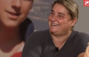 Antonia Salzano is the mother of St. Carlo Acutis. Credit: “EWTN Noticias”/Screenshot