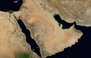 The Arabian Peninsula. Credit: NASA Images/Shutterstock