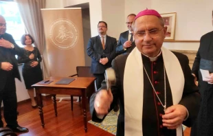 Archbishop Bernard Bober, chair of the Conference of Slovak Bishops. Credit: Bohumil Petrik/EWTN News