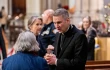 New York Archbishop-elect Ronald Hicks meets people at St. Patrick’s Cathedral on Dec. 18, 2025, in New York City.