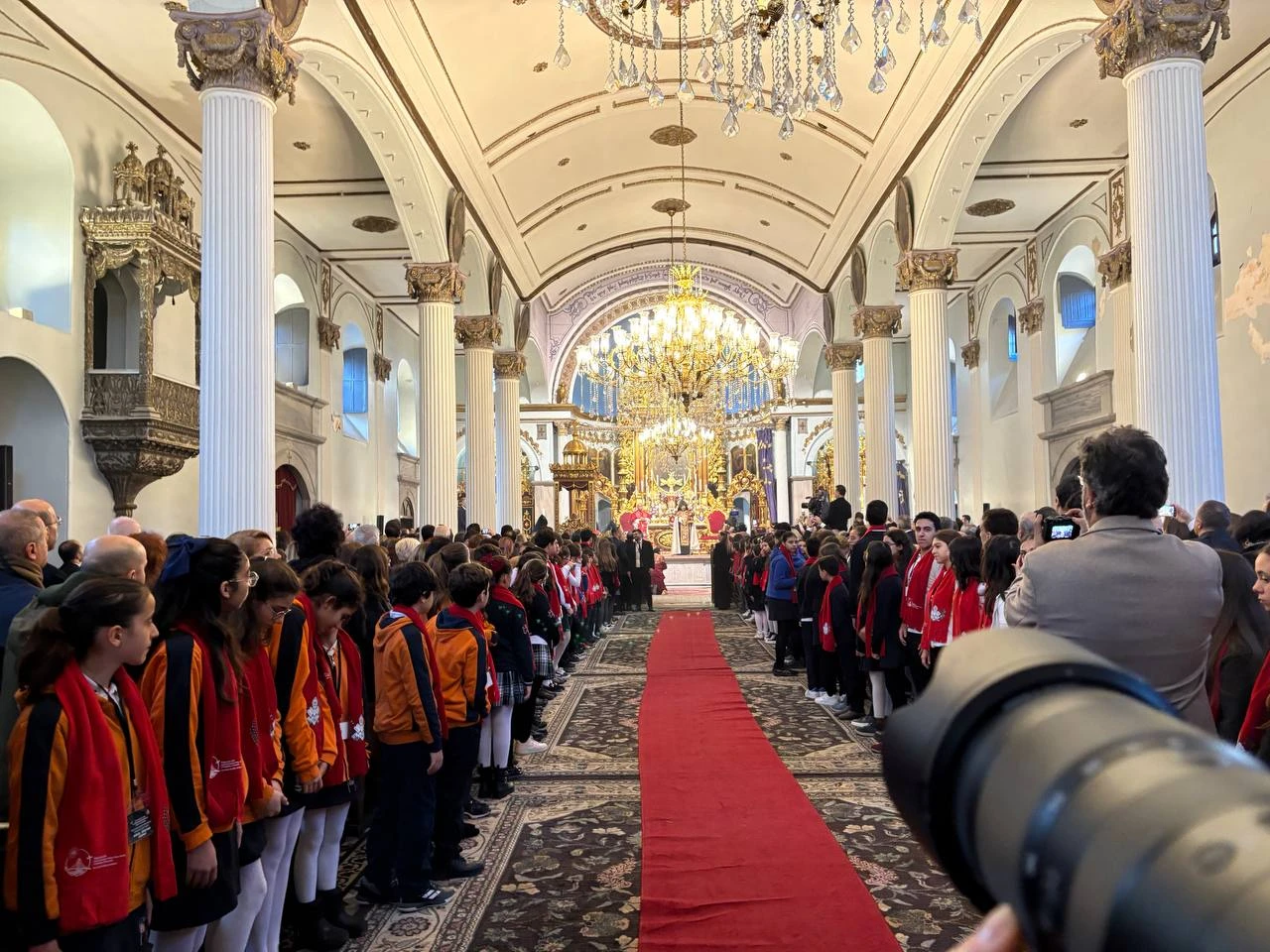 Pope Leo prayed with the community of the Apostolic Armenian Church at the Armenian Patriarchate in Istanbul, Turkey, on Nov. 30, 2025. | Credit: AIGAV pool.