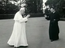Pope John XXIII with then- Monsignor Loris Capovilla, who died May 26, 2016. 