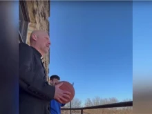Father Jarett Konrade, pastor of St. John the Baptist Roman Catholic Church in Beloit, Kansas, made an impressive basketball shot during a fundraiser and the moment was the Image of the Week on “EWTN News In Depth.”