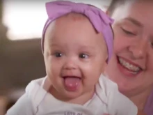 Samantha and her baby who were helped by the Paul Stefan Foundation