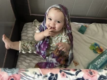 A baby girl at Mary’s Comfort maternity home in Springfield, Virginia.
