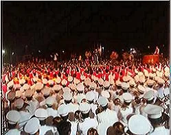 Four hundred trumpets and drummers in the opening ceremony / Photo courtesy of Fr. An Dang?w=200&h=150