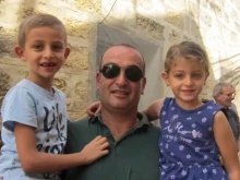 Bassel Habkouk is reunited with his two children after being trapped for 52 hours after the devastating Feb. 6, 2023, earthquake in Turkey and Syria.