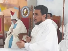 Father Oscar Benavidez was found guilty of two crimes on Jan. 16, 2023.